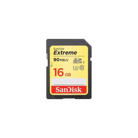 Tarjeta SanDisk Extreme SDHC de 16GB 90MB/s 600x