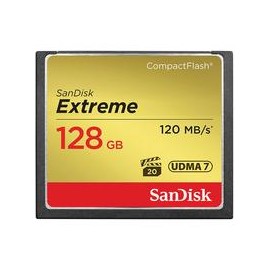 Tarjeta Sandisk Extreme 128GB Compact Flash
