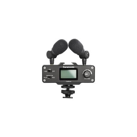 Kit con 2 Micrófonos Saramonic CaMixer para DSLR