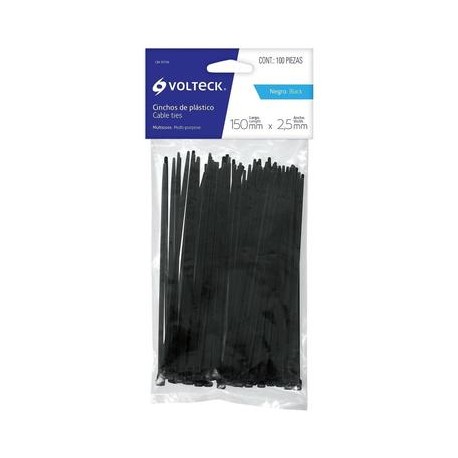 Bolsa de 100 Cinchos Voltech de 150mm