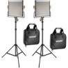 Kit de 2 Lámparas Neewer LED-NL480 LED Bicolor con Pedestales