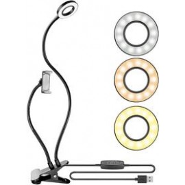 Soporte con Lámpara para Celular Neewer con Pinza