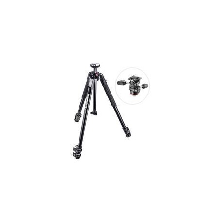 Tripié Manfrotto MK190X3-3W1/804MKII,Batería Nikon EN-EL14a,Tripié Manfrotto 504X,Teleprompter con Aro de Luz de 18" Ikan HomeS