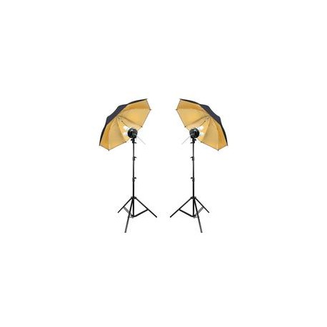 Kit de 2 Lámparas con Sombrillas HTZ VL-2057,Minitripié HTZ TP-1216,Estudio Portátil con Iluminación HTZ SSL-H3,KIT 2 OCTABOX H