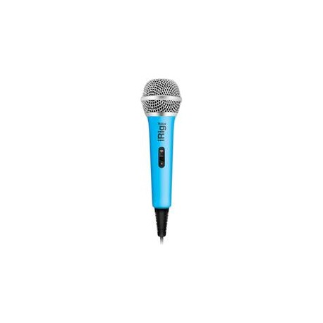 Micrófono Mano IK Multimedia Irig Mic Azul para celular 3.5mm