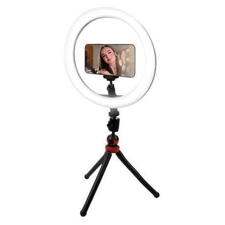 Lámpara Anillo Vivitar 10" con Mini Tripié VIV-RL-10KIT