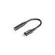Cable Convertidor Boya BY-K3 3.5mm TRRS (female) a Lightning  (male)