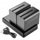 Kit de Cargador Doble y 2 baterías NPF-970 Neewer