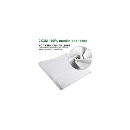 Fondo de Tela Blanco FaithWinning 3 x 3.6m 170gr
