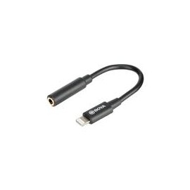 Cable Convertidor Boya BY-K3 3.5mm TRRS (female) a Lightning  (male)