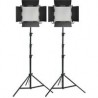 Kit de 2 Lámparas Neewer LED-NL660 LED Bicolor con Pedestales