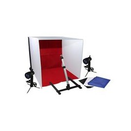 Estudio Portátil con Iluminación HTZ SSL-H3,Funda Acuática Dicapac WP-S10,KIT 2 OCTABOX HTZ SB-46B,Globo de Nieve,Tapa de Lente