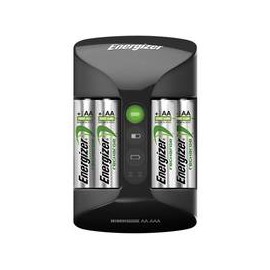 Kit de Cargador y 4 Baterías Recargables Energizer AA y 2 AAA