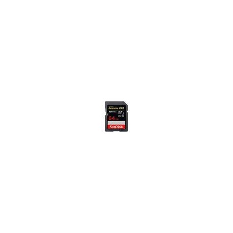 Tarjeta SanDisk Extreme PRO SDXC de 64GB 300MB/s