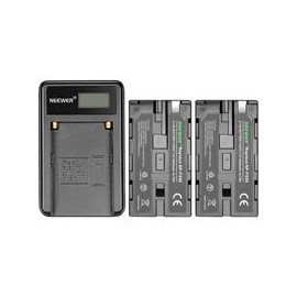 Kit de Cargador Dual y 2 baterías NP-F550 Neewer
