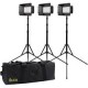 Kit de 3 Lámparas ikan Mylo Mini Bicolor 3 Point MB4-3PT-KIT