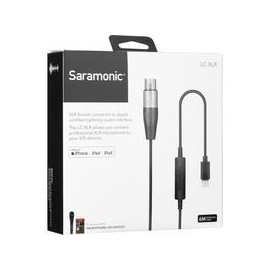 Cable Convertidor Saramonic LC-XLR XLR a Lightning para iOS