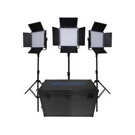 Kit de 3 Lámparas Dracast LED1000 Kala Bi-Color DRLK3KALA1000B