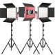 Kit de 3 lámparas GVM 1200D-3L