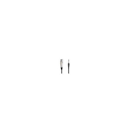 Cable XLR Hembra a Plug Macho Mitzu 6.3m 11-6160
