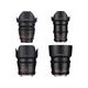 Kit de 4 Lentes Rokinon Cine DS Lens Montura Sony E (16mm, 35mm, 50mm y 85mm)