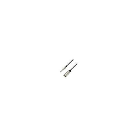 Cable XLR Macho a Mini Plug Macho 5m