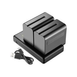 Kit de Cargador Doble y 2 baterías NPF-970 Neewer