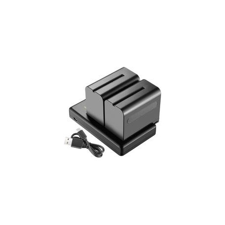 Kit de Cargador Doble y 2 baterías NPF-970 Neewer