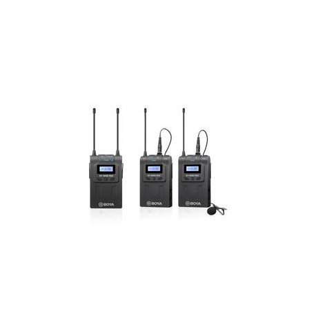 Kit Dual Lavalier Inalámbrico Boya BY-WM8 PRO-K2