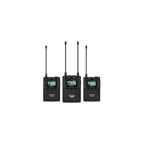 Kit Dual Lavalier inalámbrico Comica CVM-WM200(A)