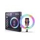 Lámpara de Anillo de 12" RGB MJ33 con Pedestal