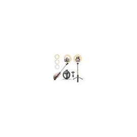 Lámpara de Anillo de 6.5" con Selfie Stick, tripié  y Bluetooth L07