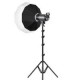 Lámpara Fresnel GVM G100W Bi-Color Led con Softbox Lantern