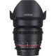 Lente Rokinon 16mm T2.2 Cine DS Lens Montura Canon