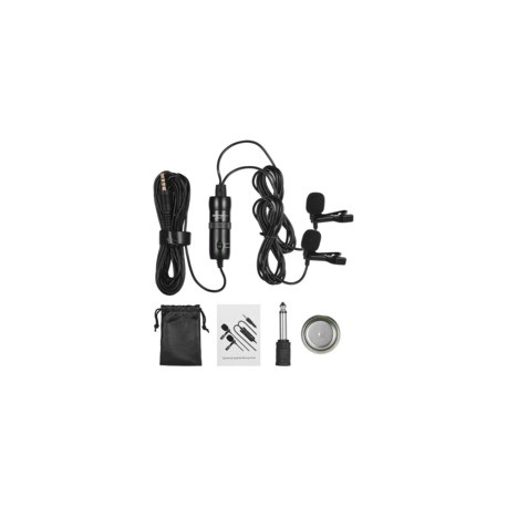 Micrófono Lavalier Dual Acemic Lav.Mic M2