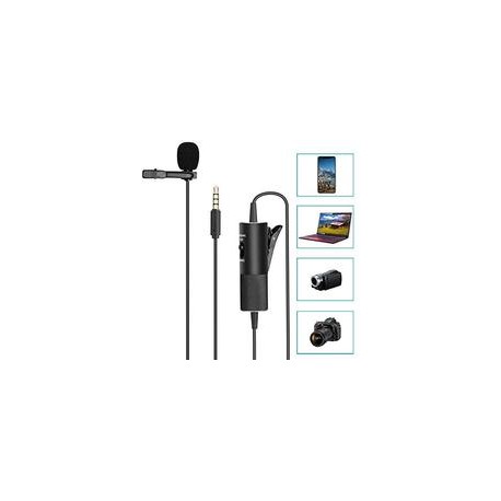 Micrófono Lavalier Dual Neewer para Cámara y Smartphone