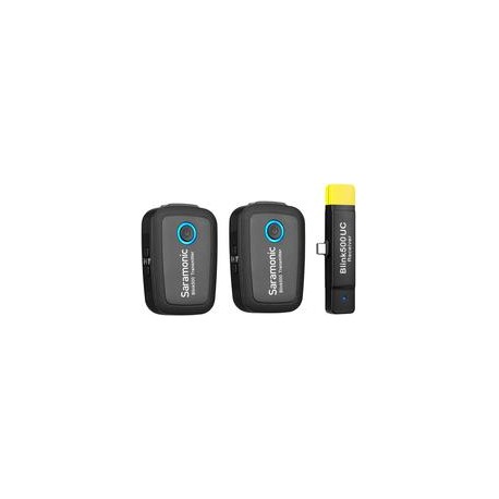 Micrófono Lavalier Dual Saramonic Blink500 B6 USB Type-C