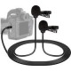 Micrófono Lavalier Dual VidPro XM-DLC para Cámara