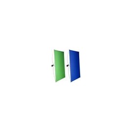 Panel de Fondo Neewer Chromakey Verde/Azul 100x140 cms c/Varillas