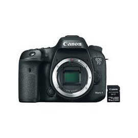 Canon EOS 7D Mark II DSLR Camera Body with W-E1 Wi-Fi Adapter