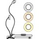 Soporte con Lámpara para Celular Neewer con Pinza