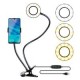 Soporte con lámpara para Celular Ring Fill Light con Pinza