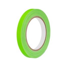 Cinta Gaffer Impact Verde Neon  1/2" x 25" yds
