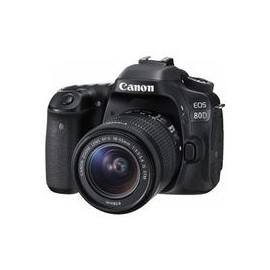 Cámara Canon EOS 80D con Lente 18-55mm IS STM