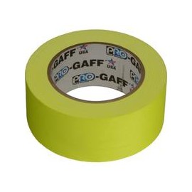 Cinta Gaffer ProGaff Amarillo Fluorescente 2" x 25 yd