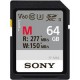 Tarjeta Sony 64GB SF-M/T2 UHS-II R:277MB/s W:150 MB/s