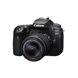 Cámara Canon EOS 90D con Lente EF-S 18-55mm IS USM