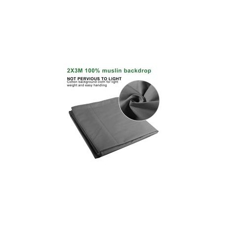 Fondo de Tela Gris FaithWinning 3 x 3.6m 170gr