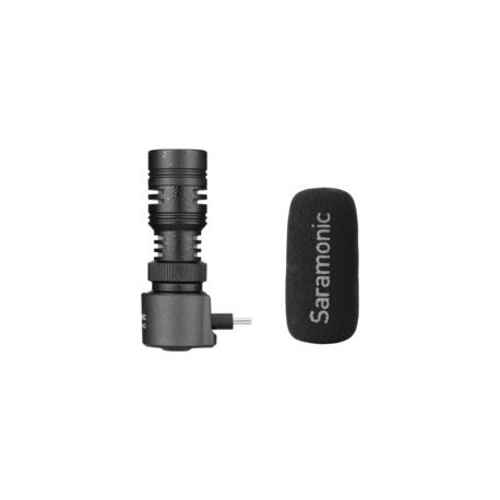 Micrófono Shotgun Saramonic SmartMic+ UC USB Type-C plug para Android