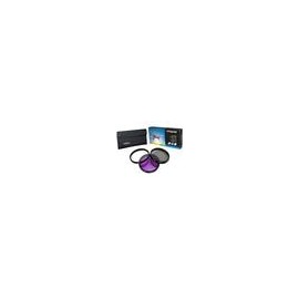 Kit de 3 Filtros Polaroid 55mm (UV, Circular Polarizado y Florescent)